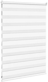 zebrafüggönnyel fehér szövetszélesség 105,9 cm poliészter