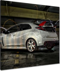 Vászonkép 90x90 Honda Civic Sportautó