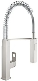 Mosogató csaptelep GROHE Eurocube forgó karral supersteel 31395DC0