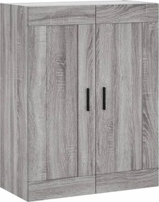 vidaXL szürke sonoma szerelt fa fali szekrény 69,5 x 34 x 90 cm