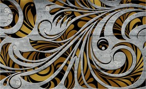 Fotótapéta Absztrakt Modern Geometria Metál Kövek 200x140 +ragasztó