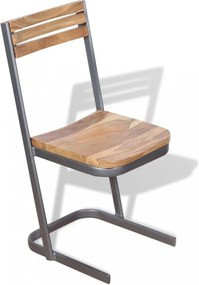 6 db tömör tíkfa étkezőszék