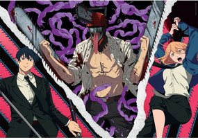 Chainsaw Man Demon Ripper 500 db-os Cube puzzle Clementoni