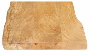 tömör mangófa természetes élű asztallap 70 x 40 x 2,5 cm
