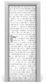 Poszter tapéta ajtóra bináris kód 75x205 cm