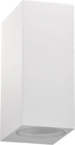 Boston kültéri homlokzati kerti fali lámpa 2xGU10 IP44 fehér Goldlux