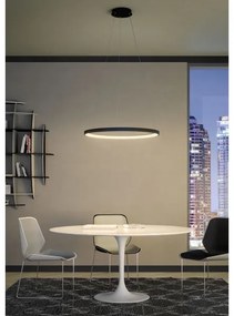 Redo 01-2674- LED Dimmelhető csillár zsinóron ICONIC LED/50W/230V átm. 58 cm fekete
