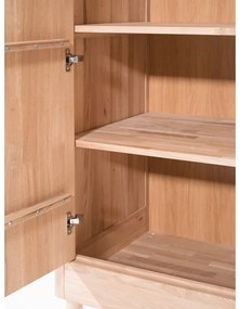 Natúr színű tölgyfa gyerek ruhásszekrény 100x190x55 cm Forrest – Vipack