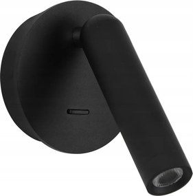 Fali lámpa, Led fali lámpa fekete nappaliba, hálószobába, szobába Carda