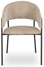 Bézs Kordbársony Étkezőszék TINKA