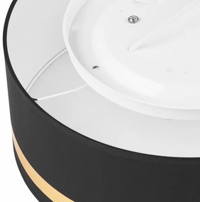 Mennyezeti lámpa SIRJA STRIPE 2xE27/15W/230V átm. 35 cm fekete