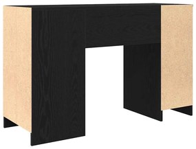 fekete tölgy forgácslap íróasztal 120x42x76 cm