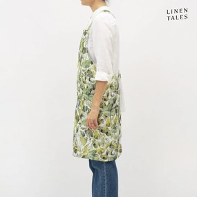 Len kötény Khaki – Linen Tales