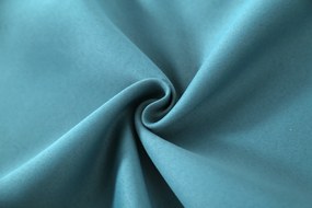 OXFORD türkiz függöny 140x250 cm Felfüggesztés: Hullámos sínszalag