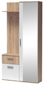 Előszoba Luxor (szonoma tölgy + fehér). 1055380