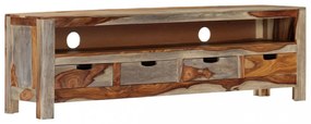 tömör kelet-indiai rózsafa TV-szekrény 130 x 30 x 40 cm