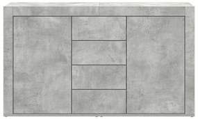 Oldalszekrény Beton Szürke Műanyag-fa 120 x 36 x 69 cm Tárolás