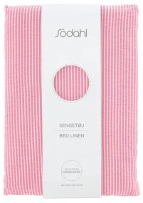 Rózsaszín egyszemélyes pamut ágyneműhuzat 140x200 cm Cheerful – Södahl