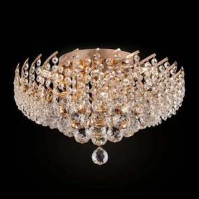 Maytoni DIA120-06-G - Mennyezeti lámpa KAROLINA 6xE14/40W/230V