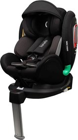 Lionelo - ANTOON PLUS i-Size 40-105 cm, forgatható autós gyerekülés alapzattal, Fekete Onyx