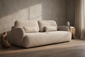 Dinel ágyazható kanapé - világos bézs chenille Vibe 06