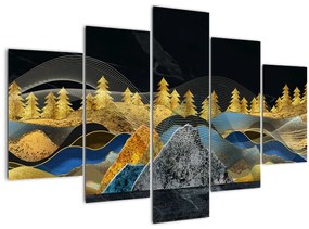 Kép - zlaté hory (150x105 cm)