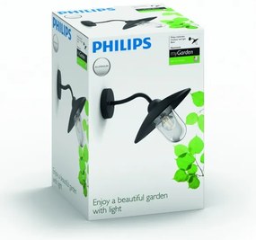 Philips 01643/30/PN - Kültéri fali lámpa HAMMOCK 1xE27/60W/230V