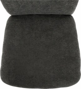 Étkezőszék, szürkésbarna szövet/króm, OLIVA NEW