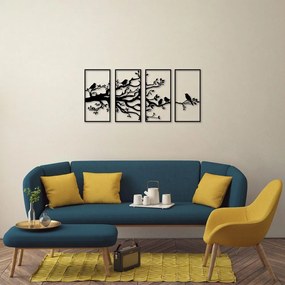 Fém fali dekoráció 34x70 cm Branch – Wallity