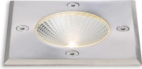 RENDL RIZZ SQ 105 rozsdamentes acél 230V LED 3W 96° IP65 3000K