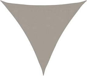 vidaXL világosszürke háromszög alakú HDPE napvitorla 160 g/m² 3x3x3 m