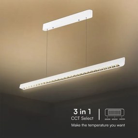 LED csillár kábelre 36W 230V 3000/4000/6400K fehér