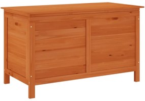 tömör fenyőfa kerti tárolóláda 99x49,5x58,5 cm