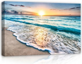 Vászonkép nappaliba Tengerpart Dűnék 3D vászon 70x50