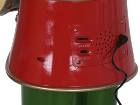 Zenélő nagyméretű karácsonyi diótörő figura LED