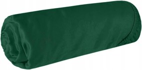 Szatén gumis lepedő 160x200 cm, zöld