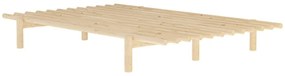 Borovi fenyő franciaágy ágyráccsal 140x200 cm Pace – Karup Design