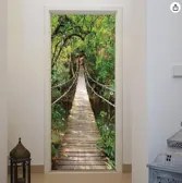 Fotótapéta ajtóra JUNGLE BRIDGE 86x200 cm