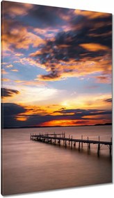 Vászonkép 80x120 Nyugati-tó híd