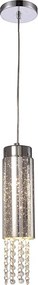 MILAGRO ML4363 MOONLIGHT Kristály Függesztett Lámpa Króm E14 IP20