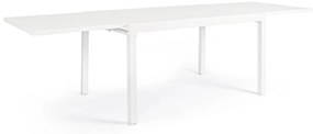 PELAGIUS fehér 10 személyes bővíthető étkezőasztal 135-270 cm