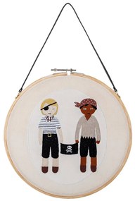 Mini Jef fali dekoráció hímzéssel - Bloomingville