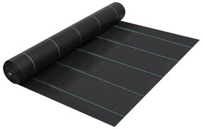 fekete PP talajtakaró szőnyeg 1 x 100 m