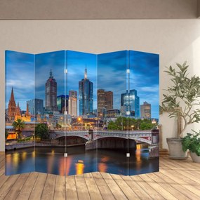 Paraván - Melbourne város (210x170 cm)