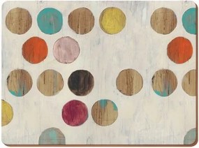 Parafa Alátétek Asztalra Retro Spot Nagy 4 db-os szett