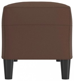 barna műbőr pad 100 x 35 x 41 cm