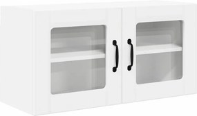 vidaXL Konyhaszekrény polcokkal ajtóval Fehér 80 x 31 x 40 cm Faanyag