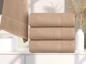 CLARYSSE ELEGANCE Törölköző 60x110 cm homokszínű, 100% pamut