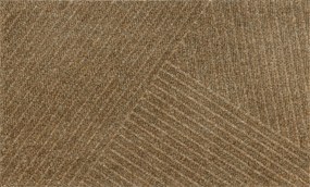 Lábtörlő Kültéri bejárati szőnyeg Dune Stripes Taupe 60x90cm Mosható!
