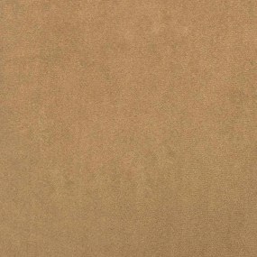 barna bársony loveseat kanapé párnákkal 110 cm